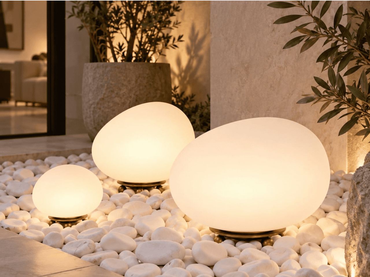 Pebble Table Light in modern design